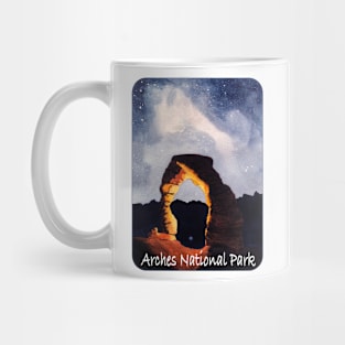 Arches National Park At Midnight Mug